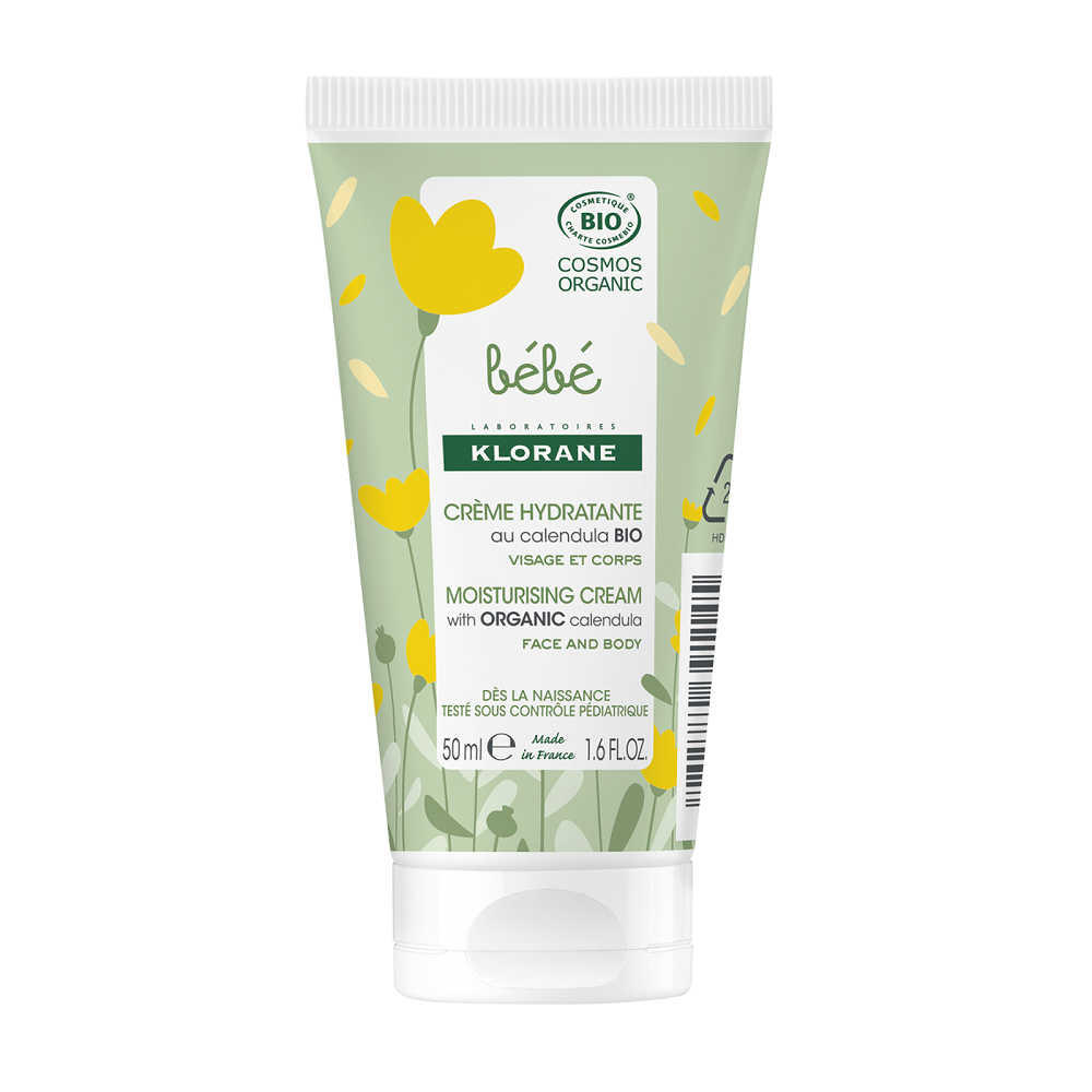 Crema hidratanta Bio pentru fata si corp, 50ml, Klorane Bebe