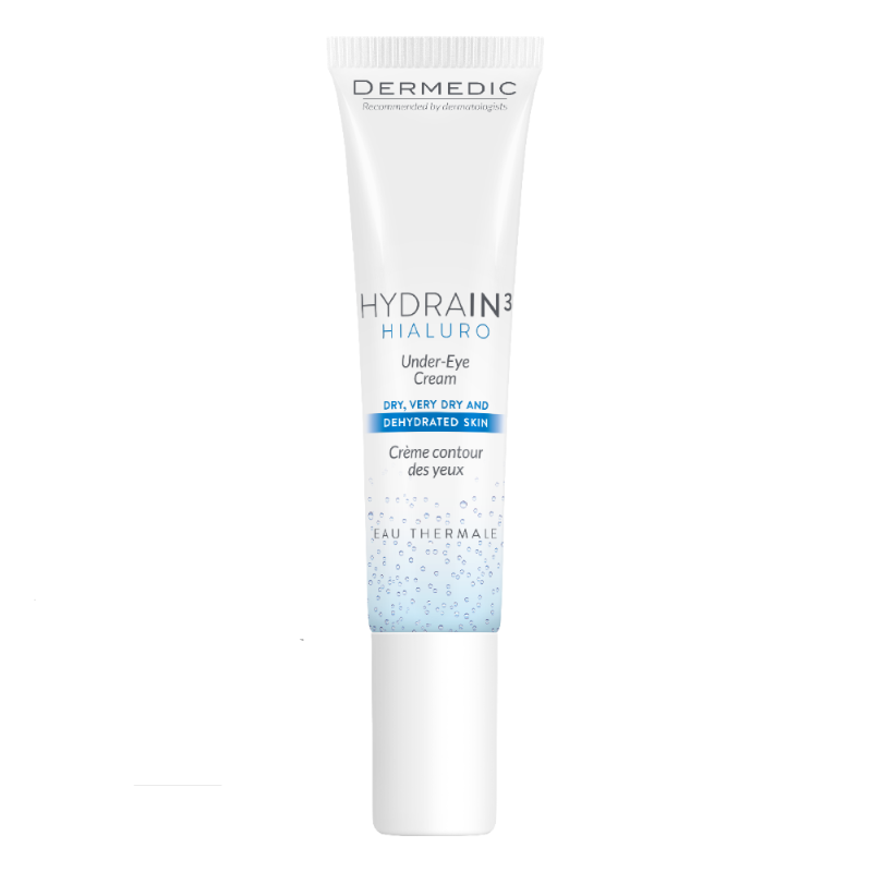 Crema hidratanta contur ochilor Hydrain3 Hialuro, 15 ml, Dermedic