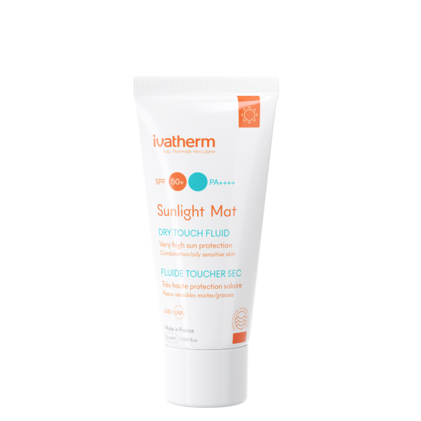 Crema hidratanta cu protectie solara Sunlight Mat, SPF 50+, 50 ml, Ivatherm