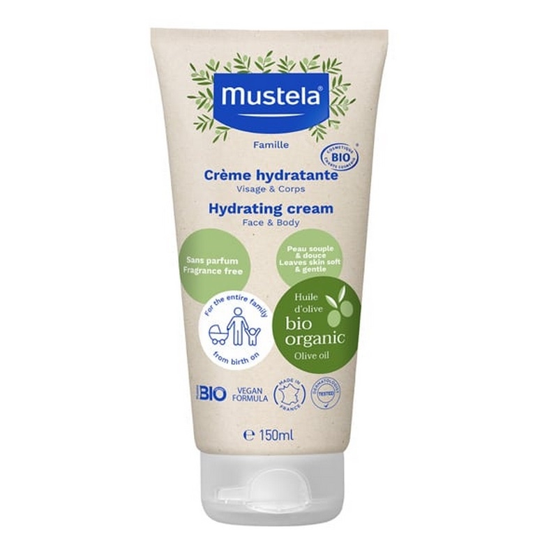 Crema hidratanta pentru fata si corp Bio, 150 ml, Mustela