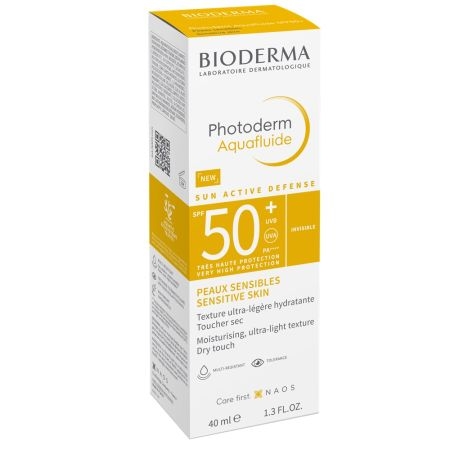 Crema lejera cu SPF50+ Invisible Aquafluide Photoderm, 40 ml, Bioderma