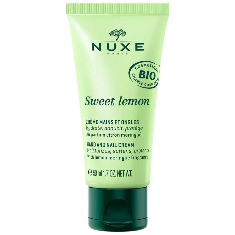 Crema pentru maini si unghii Bio Sweet Lemon, 50 ml, Nuxe