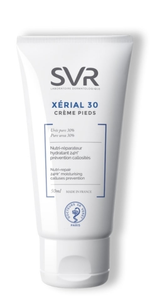 Crema pentru picioare foarte uscate cu Uree 30% Xerial 30, 50 ml, Svr