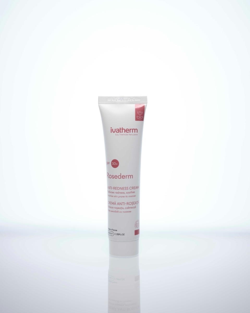 Crema pentru piele sensibila cuperozica Rosederm, SPF 30, 40 ml, Ivatherm