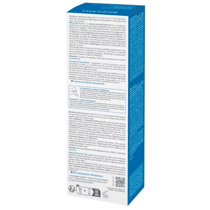Crema pentru pleoape si conturul ochilor Atoderm Intensive, 100 ml, Bioderma