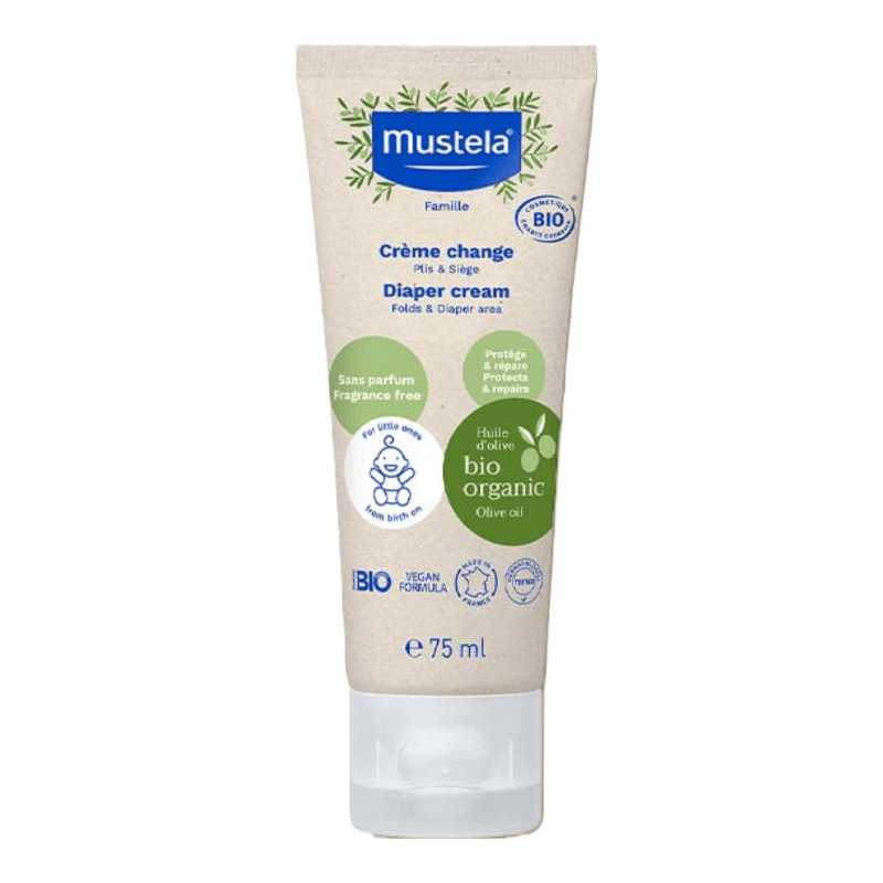 Crema pentru zona scutecului Bio, 75 ml, Mustela