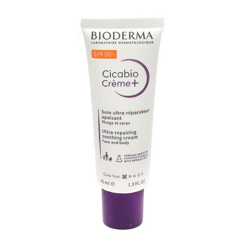 Crema reparatoare Cicabio Creme+ SPF 50+, 40 ml, Bioderma