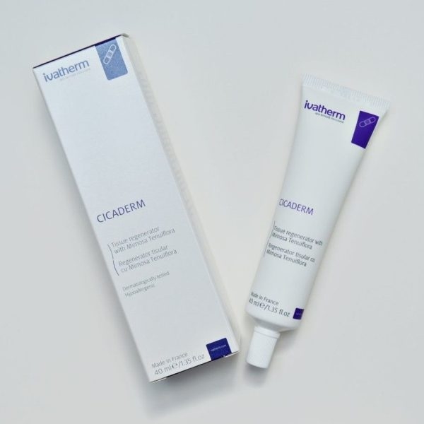 Crema reparatoare pe baza de Mimosa Tenuiflora Cicaderm, 40 ml, Ivatherm