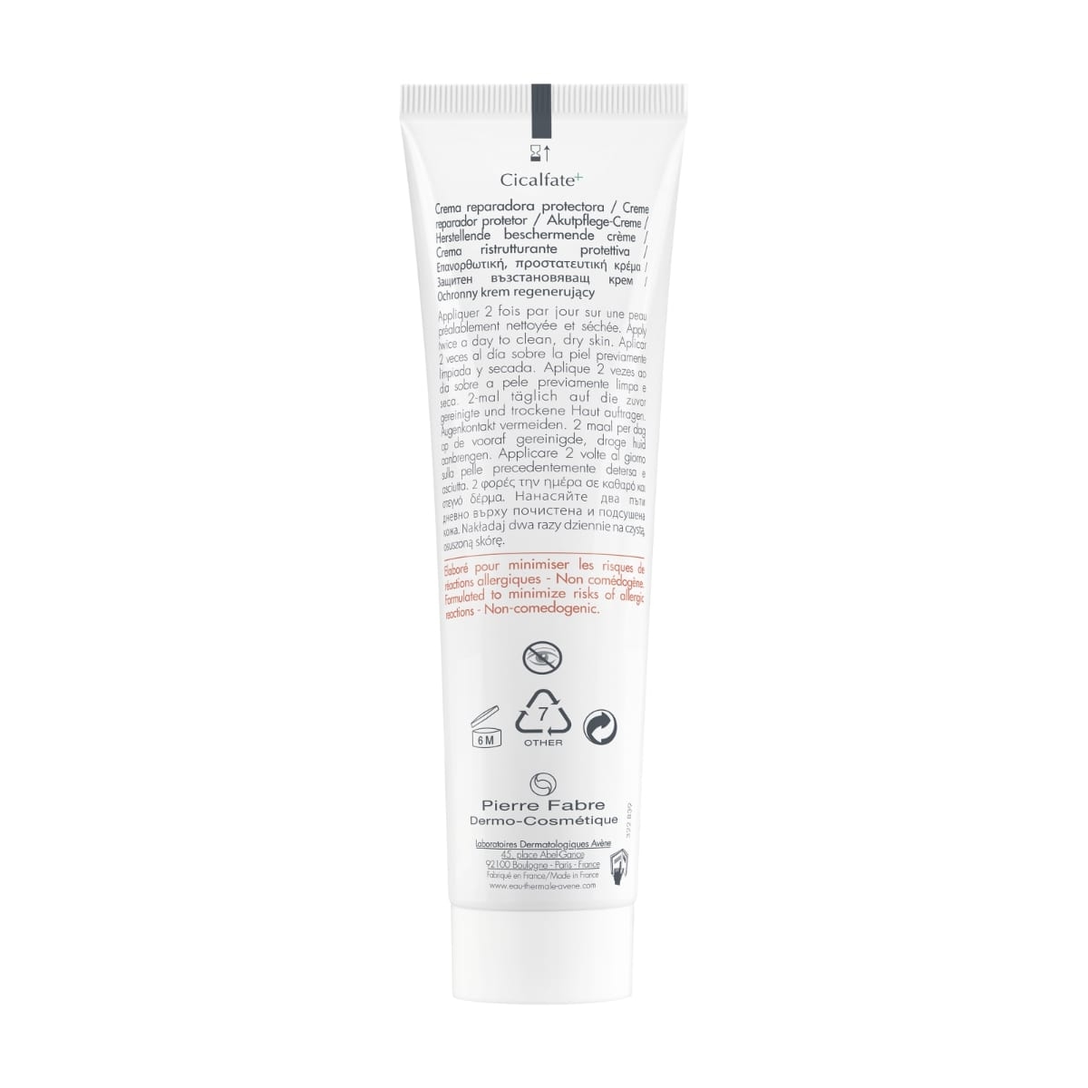 Crema reparatoare si protectoare Cicalfate, 100 ml, Avene