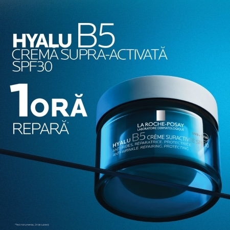 Crema Supra-Activata cu acid hialuronic SPF 30 Hyalu B5, 50 ml, La Roche-Posay Crema Supra-Activata cu acid hialuronic SPF 30 Hyalu B5, 50 ml, La Roche-Posay