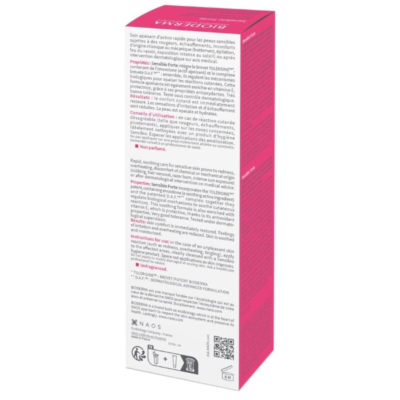 Crema regeneranta rapida Sensibio Forte, 40 ml, Bioderma