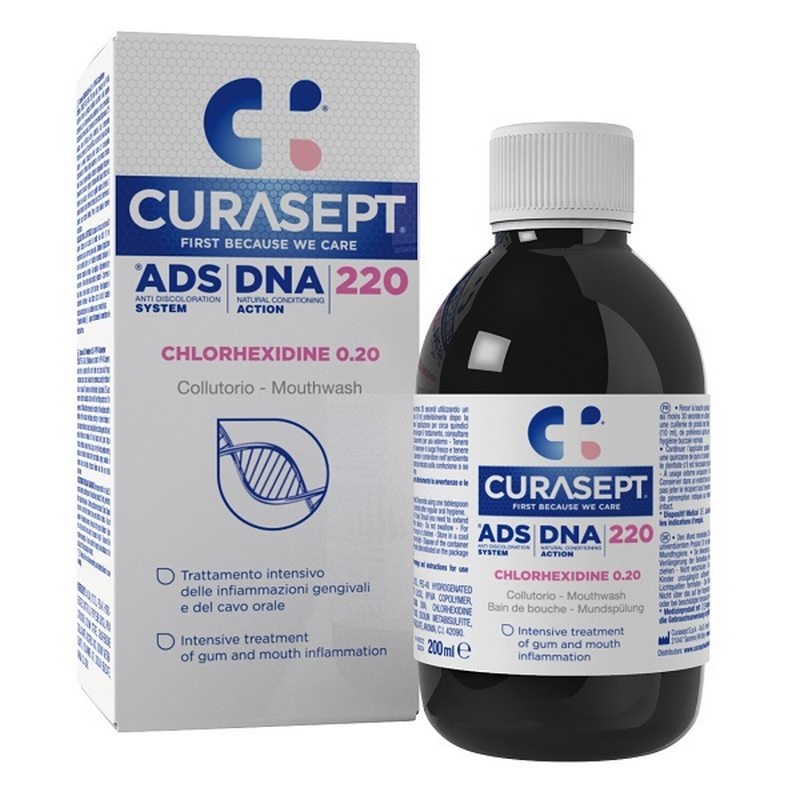 Curasept apa de gura ADS DNA 220 cu 0.20% Clorhexidina 200ml