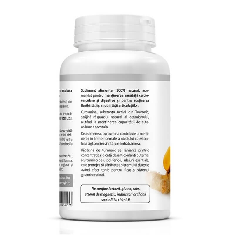 Curcumin, 60 capsule, Zenyth