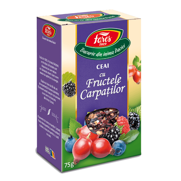 Fares - Aromfruct ceai fructele carpatilor 75g