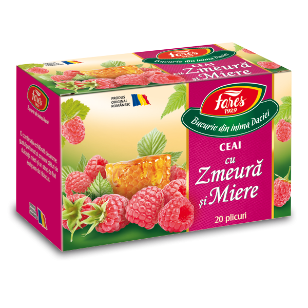 Fares - Aromfruct ceai zmeura si miere 20plicuri
