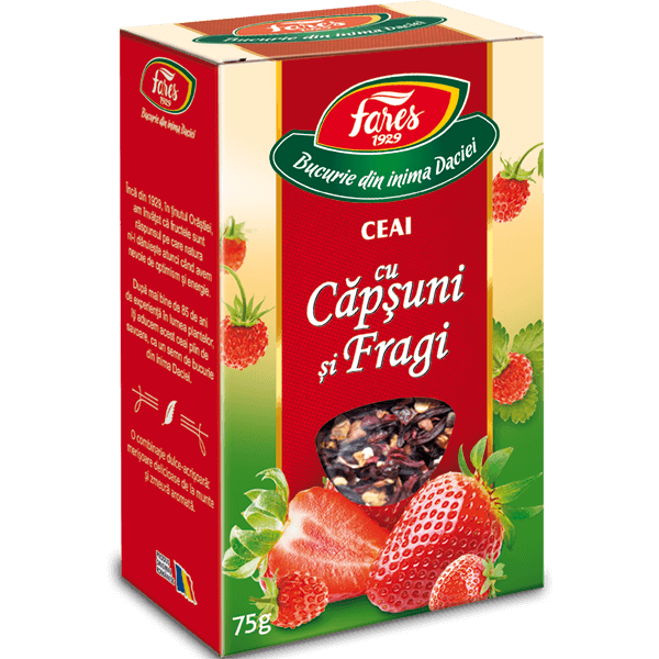 Fares - Ceai capsuni si fragi 75g