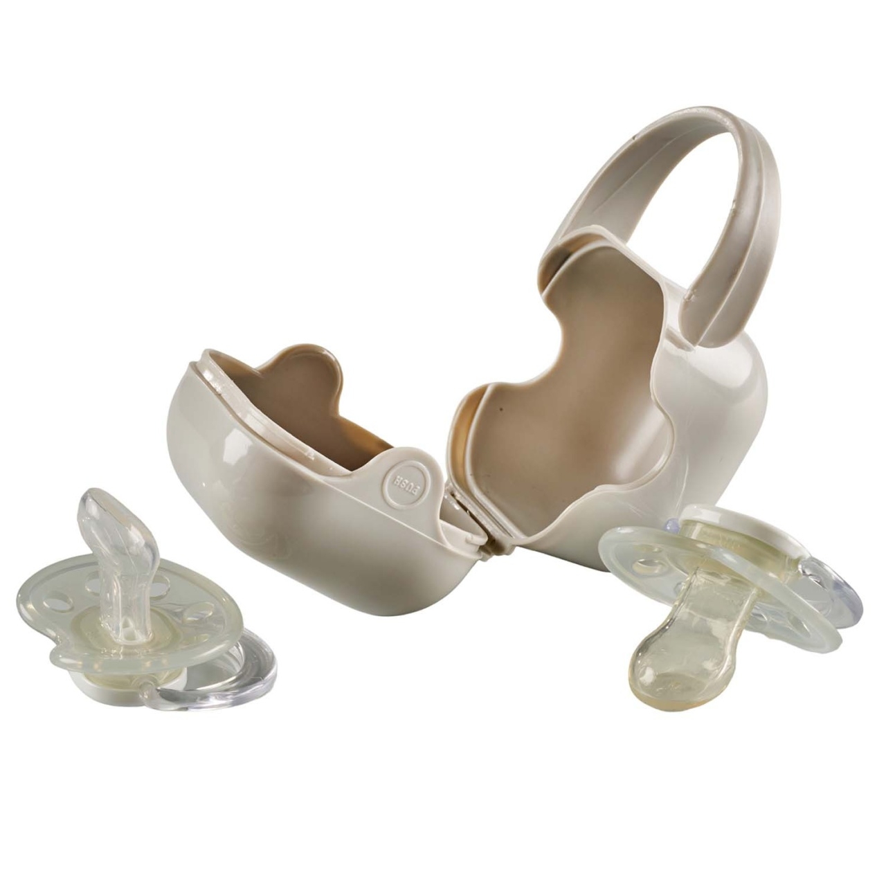 Cutie portabila pentru suzeta, gri, Thermobaby