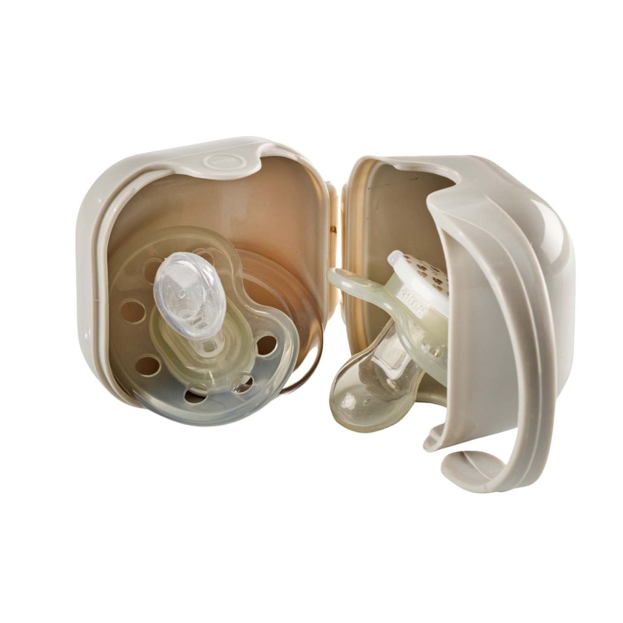 Cutie portabila pentru suzeta, gri, Thermobaby