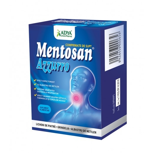 Mentosan Azzuro 21compr, Adya 