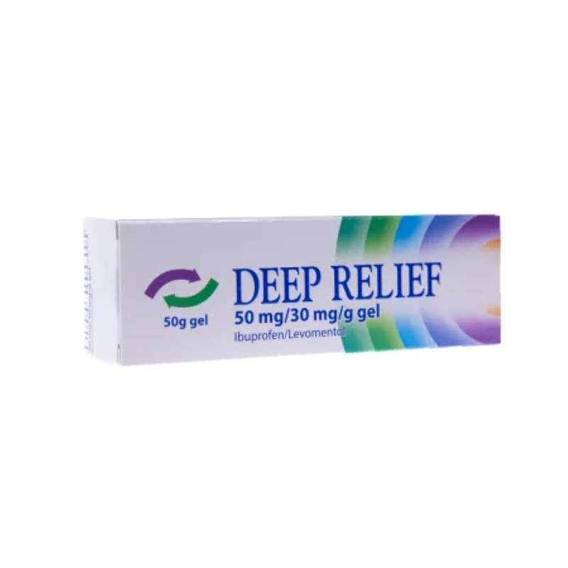 Deep Relief gel, 50mg/30mg, 50 g, Mentholatum