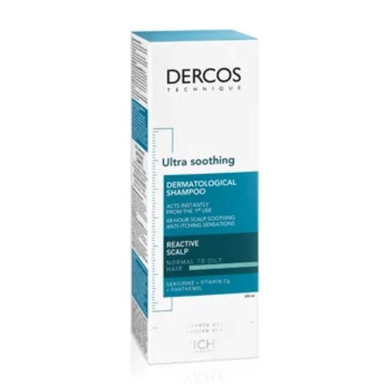 Dercos sampon ultra calmant par normal spre gras, 200ml, Vichy