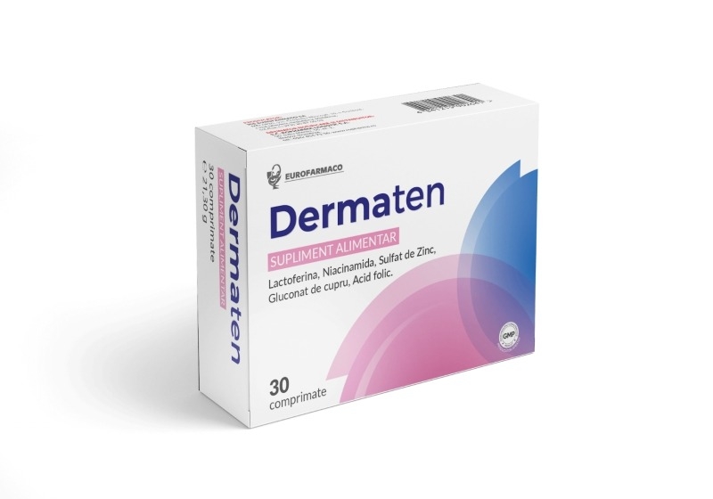 Dermaten, 30 comprimate, Eurofarmaco Dermaten, 30 comprimate, Eurofarmaco