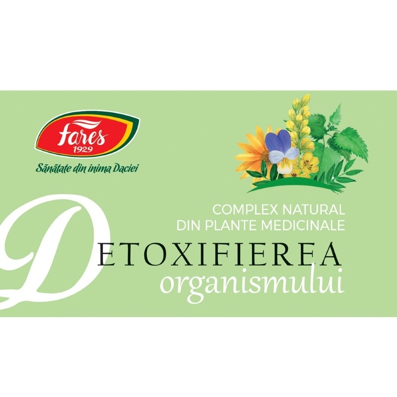 Detoxifierea organismului, M116, 28 plicuri, Fares