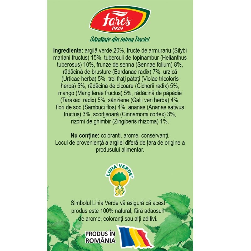 Detoxifierea organismului, M116, 28 plicuri, Fares