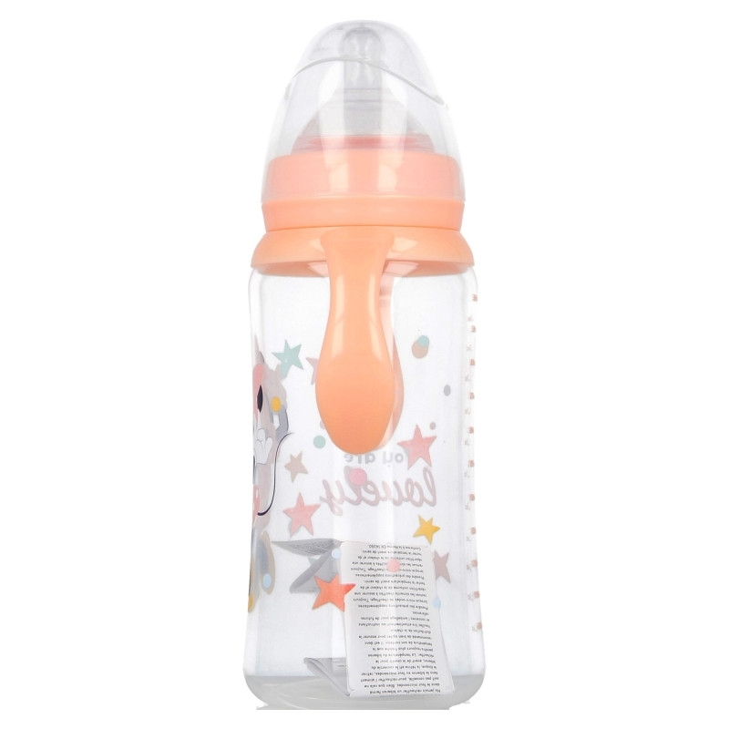 DISNEY MINNIE BIBERON 360 ML ANTICOLICI , DEBIT VARIABIL, CU MANER