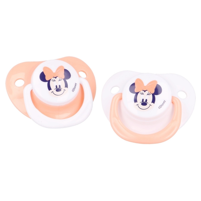 DISNEY MINNIE SET 2 SUZETE ORT0DONTICE DIN SILICON CU CAPAC DE PROTECTIE 6 LUNI+