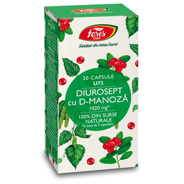 Fares - Diurosept cu D-manoza 30caps