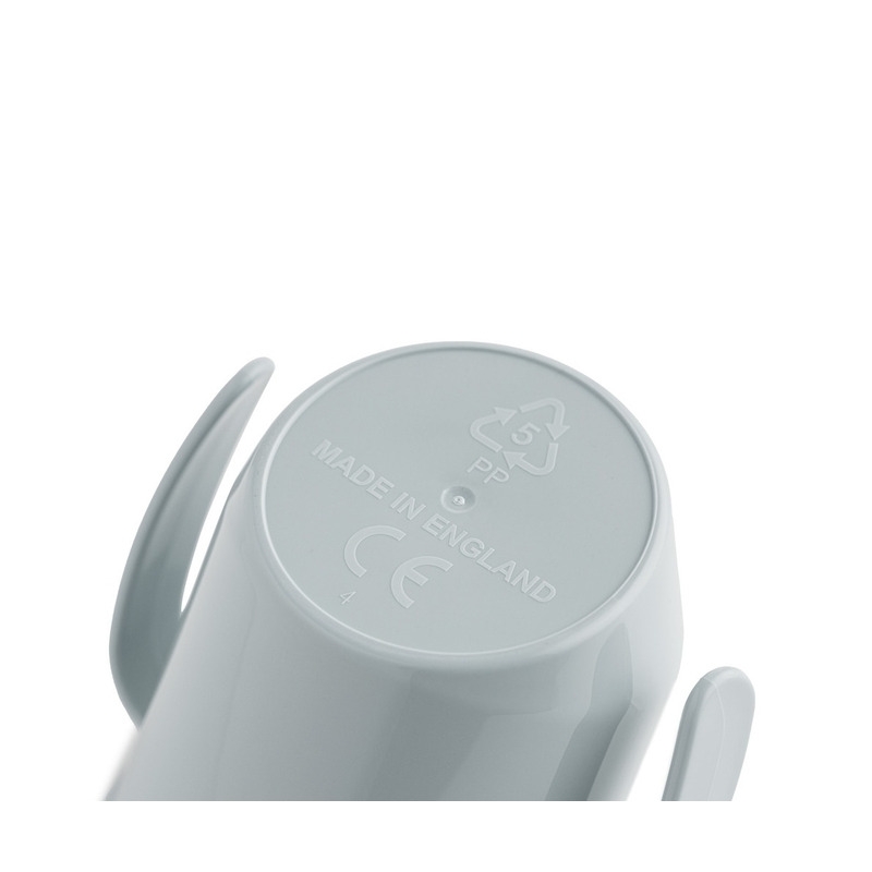 Doidy - Cana inclinata cu manere, 200 ml, Fara bisfenol-A, ftalati si PVC, 3 luni+, Conform standardului european de securitate EN14350, Gri