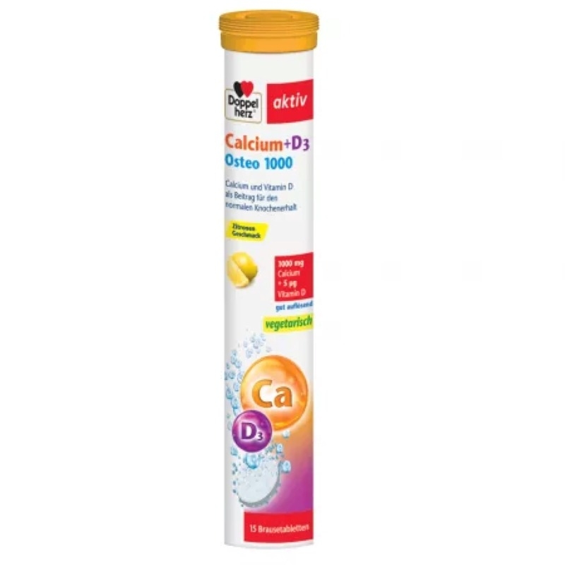 Aktiv Calciu + D3 Osteo, 1000mg 15compr.eff, Doppelherz