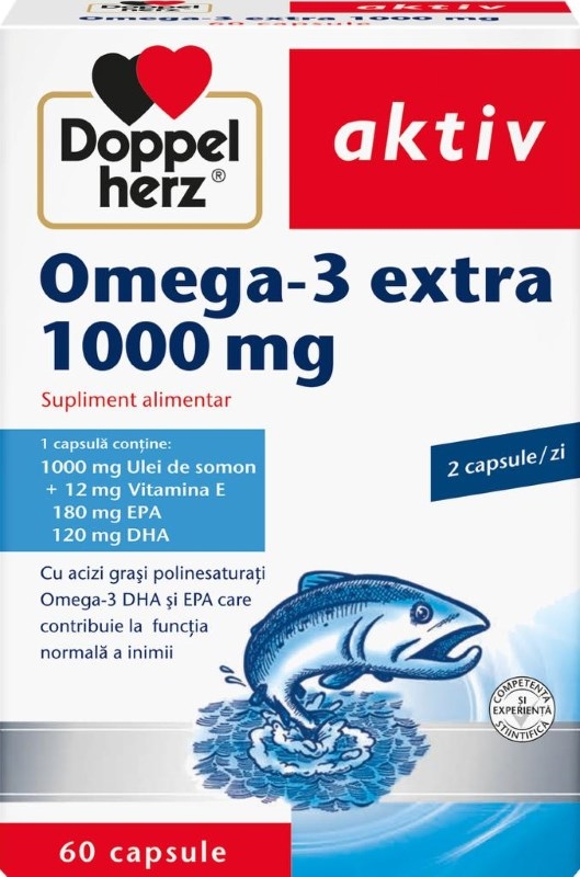 Aktiv Omega-3 Extra, 1000mg 60caps, Doppelherz