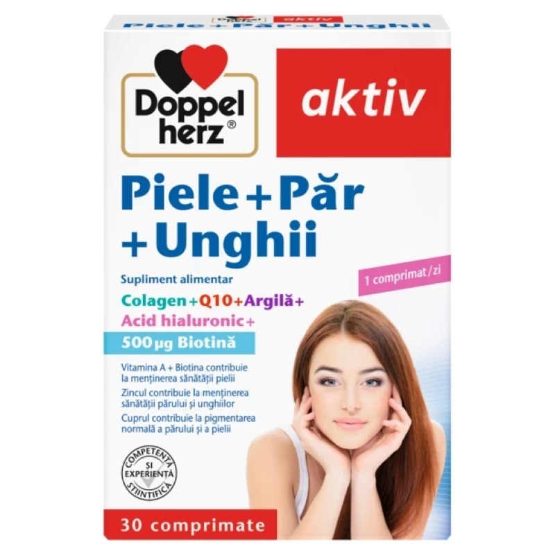 Aktiv Vitamine pentru piele, par si unghii, 30compr, Doppelherz