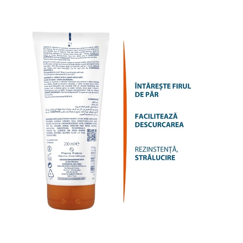 Balsam fortifiant Anaphase, 200 ml, Ducray