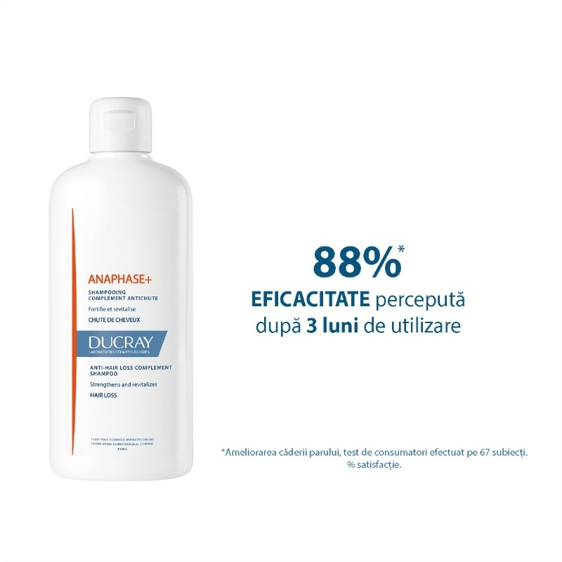 Sampon fortifiant si revitalizant Anaphase, 400 ml, Ducray