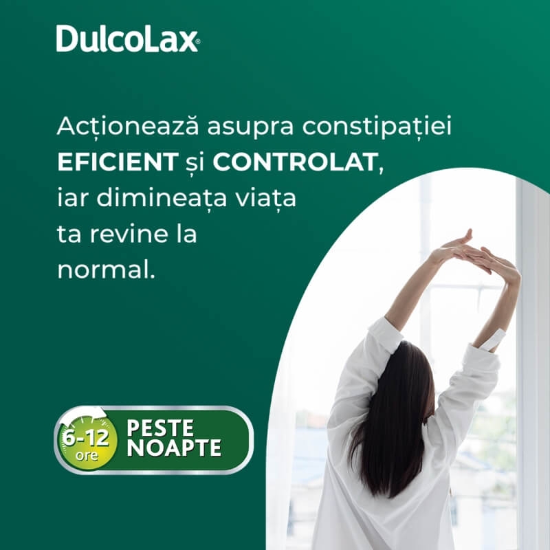 Dulcolax, 5 mg, 30 drajeuri gastrorezistente, Sanofi Dulcolax, 5 mg, 30 drajeuri gastrorezistente, Sanofi