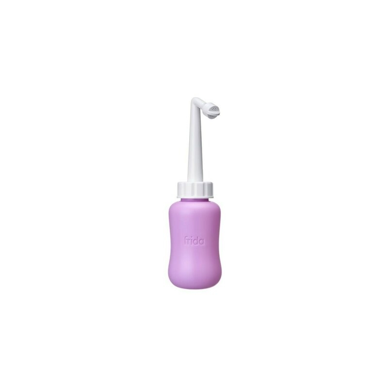 Dus vaginal, FridaBaby, Pentru igiena intima, Util in perioada postpartum, Portabil, 300 ml, Cu punga depozitare, Roz
