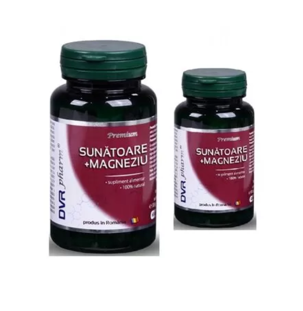 DVR Pharm - Sunatoare + magneziu pachet 60caps + 30caps
