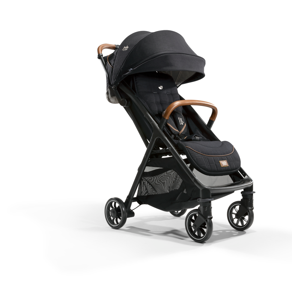 Carucior pentru copii ultracompact 2 in 1 Parcel, nastere - 22 kg, Signature Eclipse (Carucior Parcel Eclipse + Landou Ramble XL Eclipse), Joie