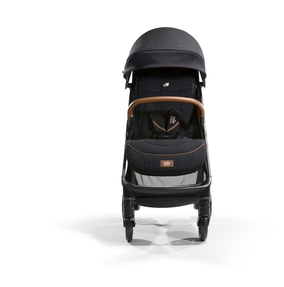 Carucior pentru copii ultracompact 2 in 1 Parcel, nastere - 22 kg, Signature Eclipse (Carucior Parcel Eclipse + Landou Ramble XL Eclipse), Joie