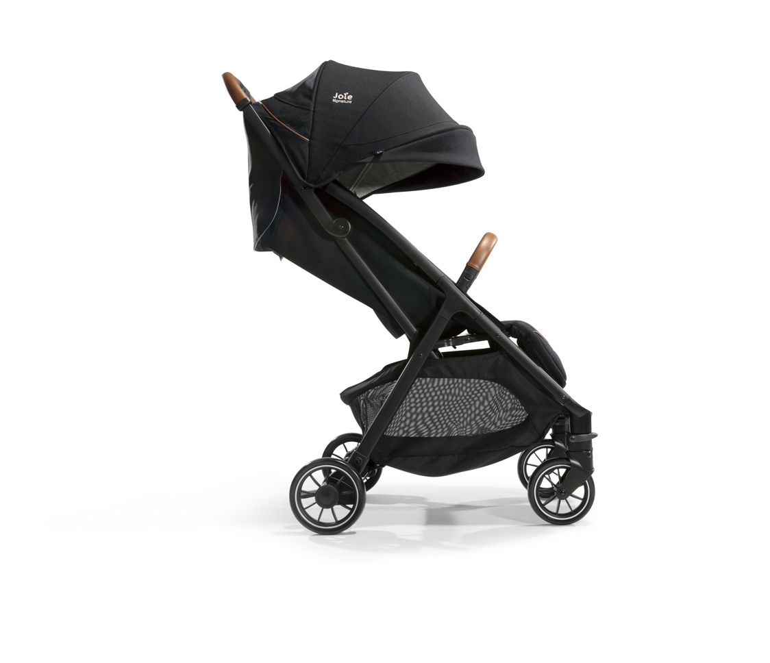 Carucior pentru copii ultracompact 2 in 1 Parcel, nastere - 22 kg, Signature Eclipse (Carucior Parcel Eclipse + Landou Ramble XL Eclipse), Joie