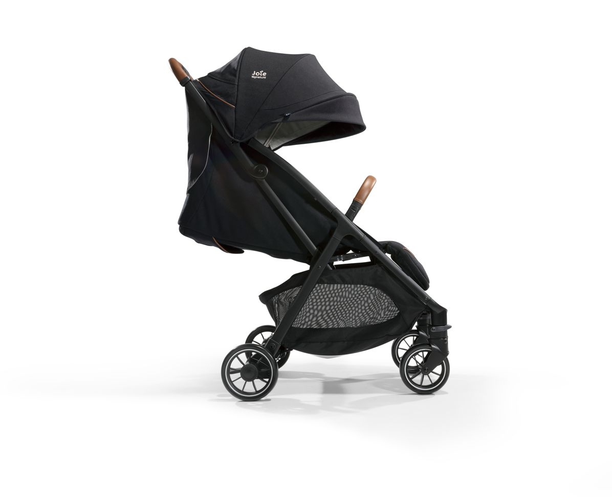 Carucior pentru copii ultracompact 2 in 1 Parcel, nastere - 22 kg, Signature Eclipse (Carucior Parcel Eclipse + Landou Ramble XL Eclipse), Joie
