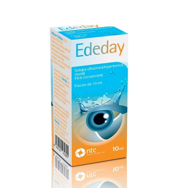Ededay solutie oftalmica, 10 ml, NTC