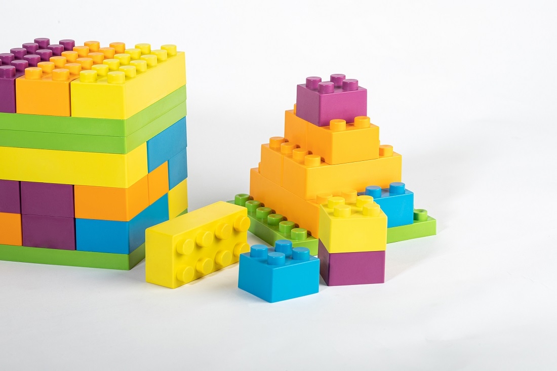 Set constructii, 38 piese, eKoala, BIOplastic