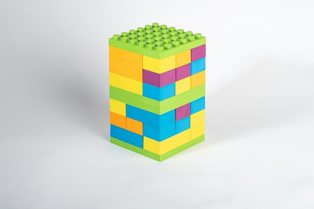 Set constructii, 38 piese, eKoala, BIOplastic