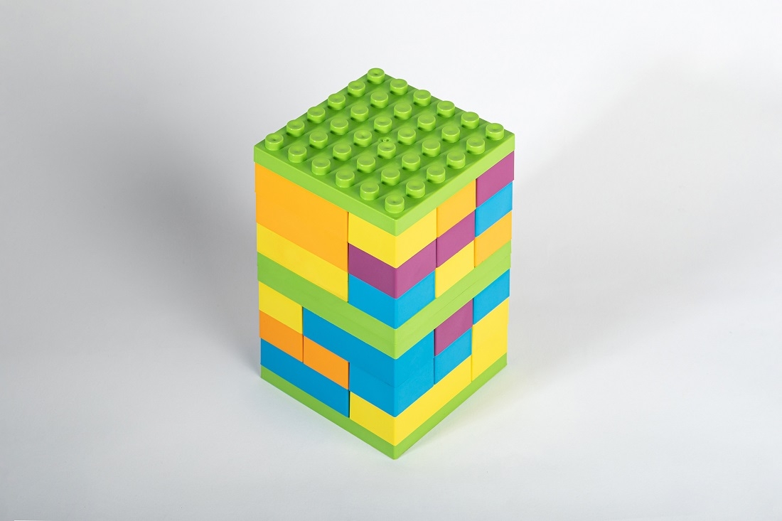 Set constructii, 38 piese, eKoala, BIOplastic