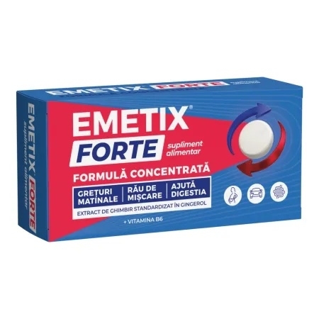 Emetix Forte, 40 comprimate, Fiterman Pharma Emetix Forte, 40 comprimate, Fiterman Pharma