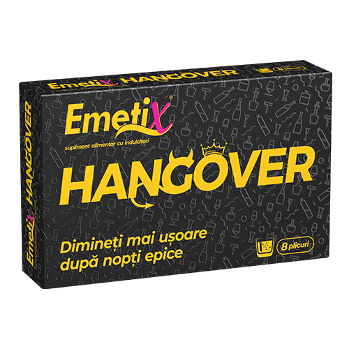 Emetix Hangover, 8 plicuri, Fiterman